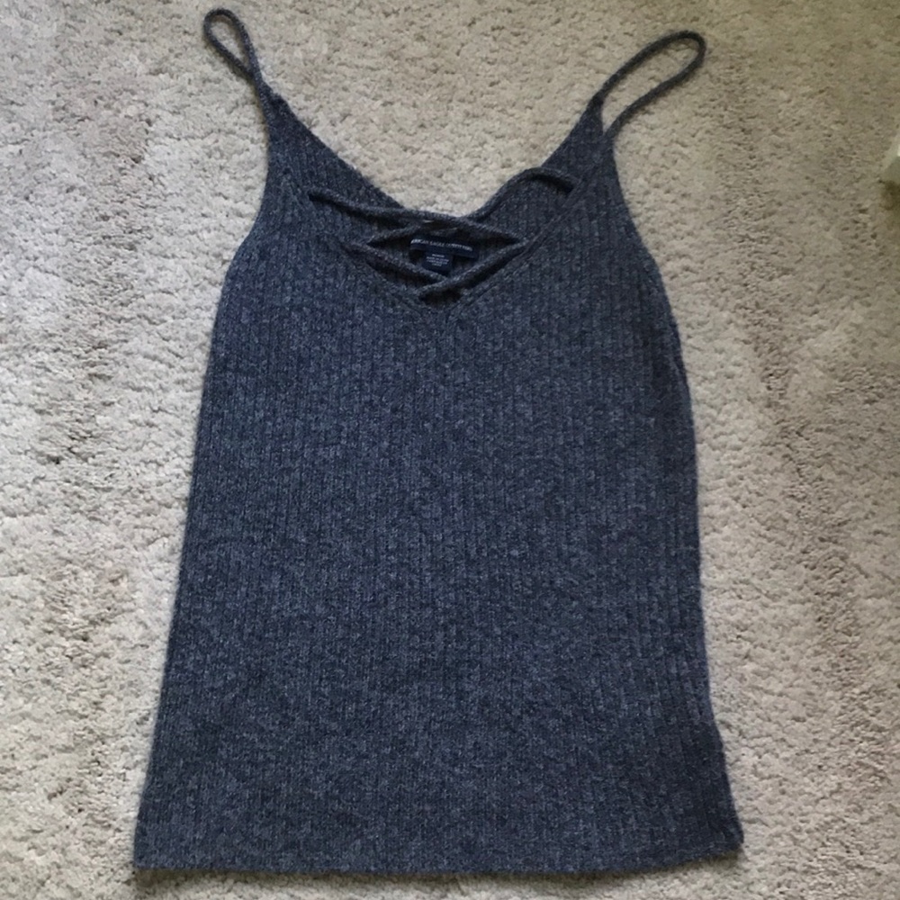 Gray American Eagle tank top